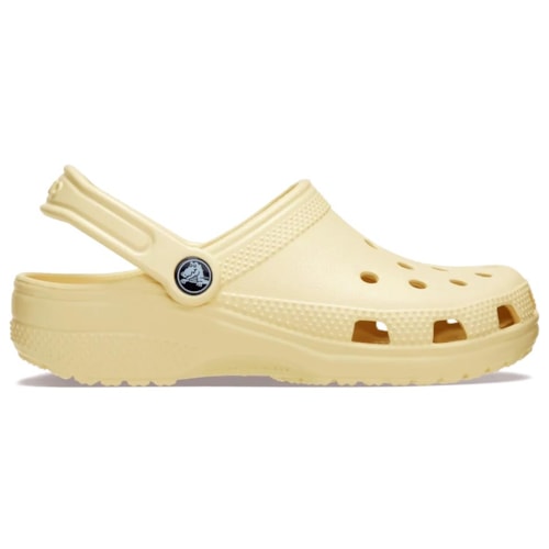 Detalhe - Sandália Crocs Babuche Classic Clog X10001 Yellow Light