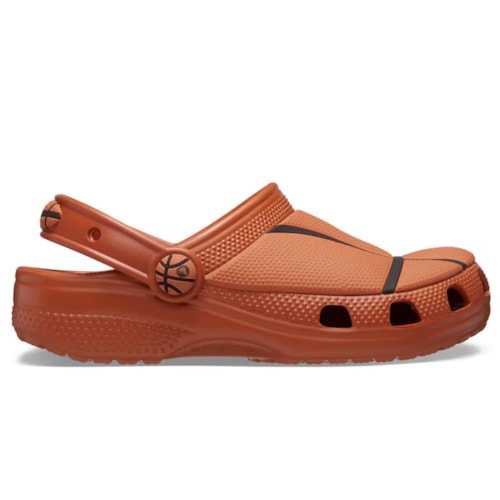 Detalhe - Sandália Crocs Clog Infantil Classic Basketball 210021 Sienna