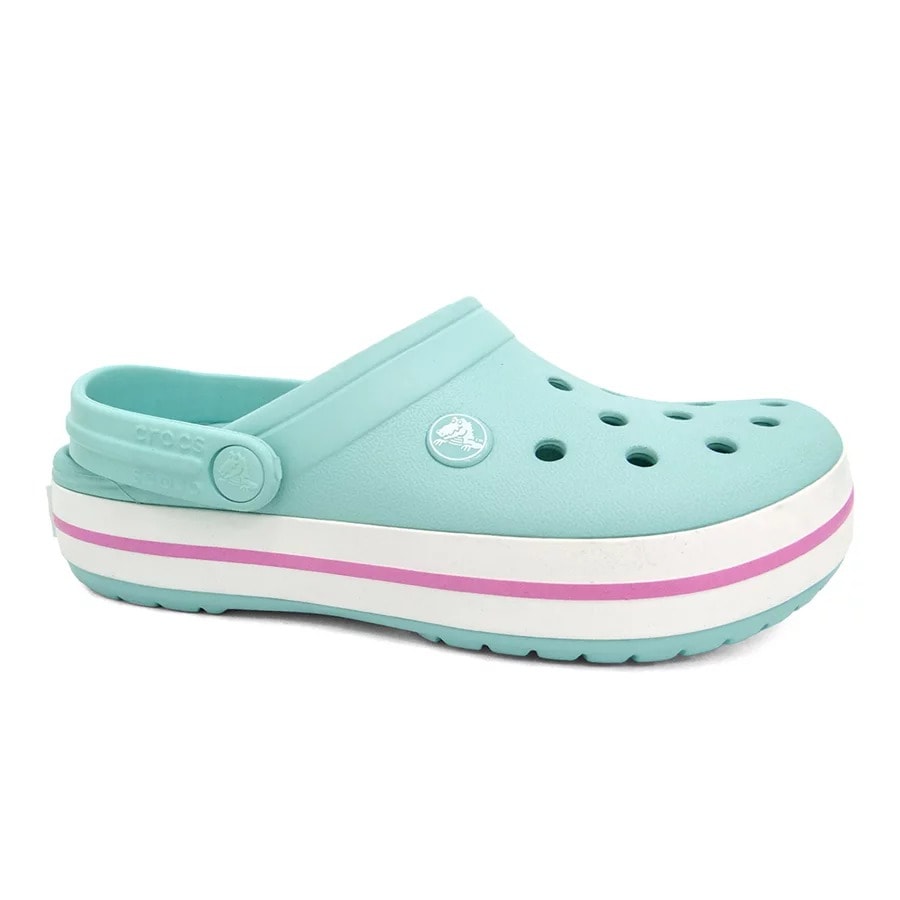 Sandália Crocs Crocband Clog Juvenil X11016 Pure Water