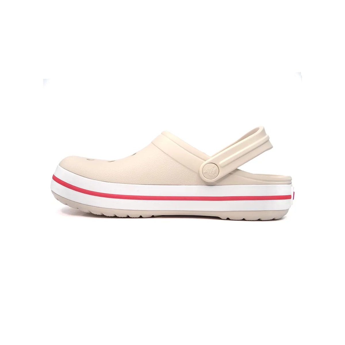 Sandália Crocs Crocband Clog Juvenil X11016 Stucco/Melon Sandália Crocs Crocband Clog Juvenil X11016 Stucco/Melon