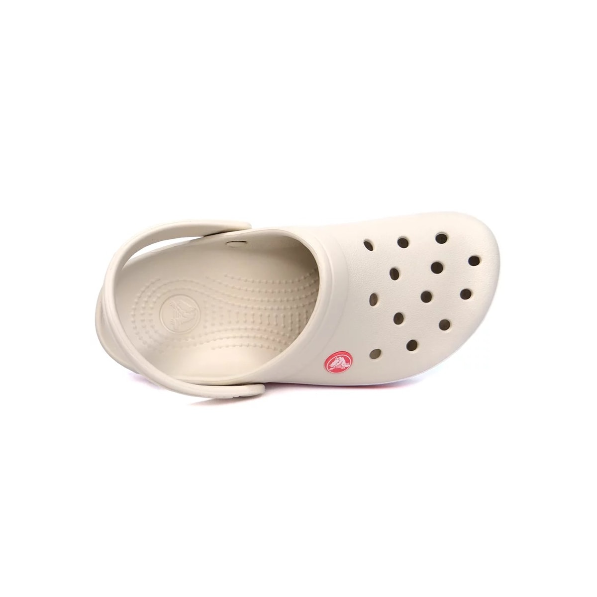 Sandália Crocs Crocband Clog Juvenil X11016 Stucco/Melon Sandália Crocs Crocband Clog Juvenil X11016 Stucco/Melon