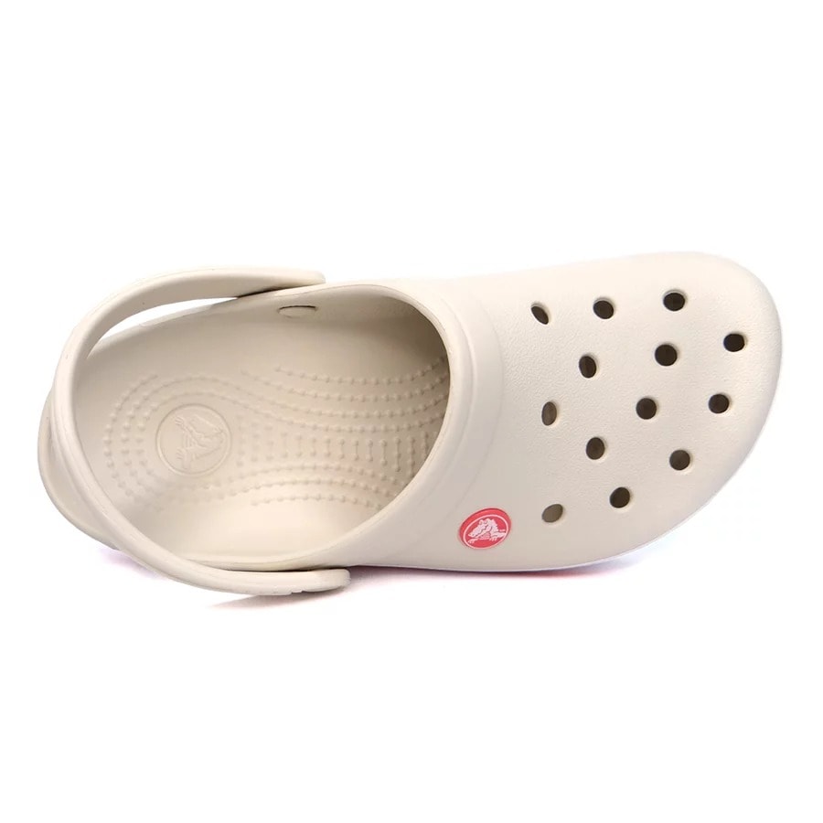 Sandália Crocs Crocband Clog Juvenil X11016 Stucco/Melon Sandália Crocs Crocband Clog Juvenil X11016 Stucco/Melon