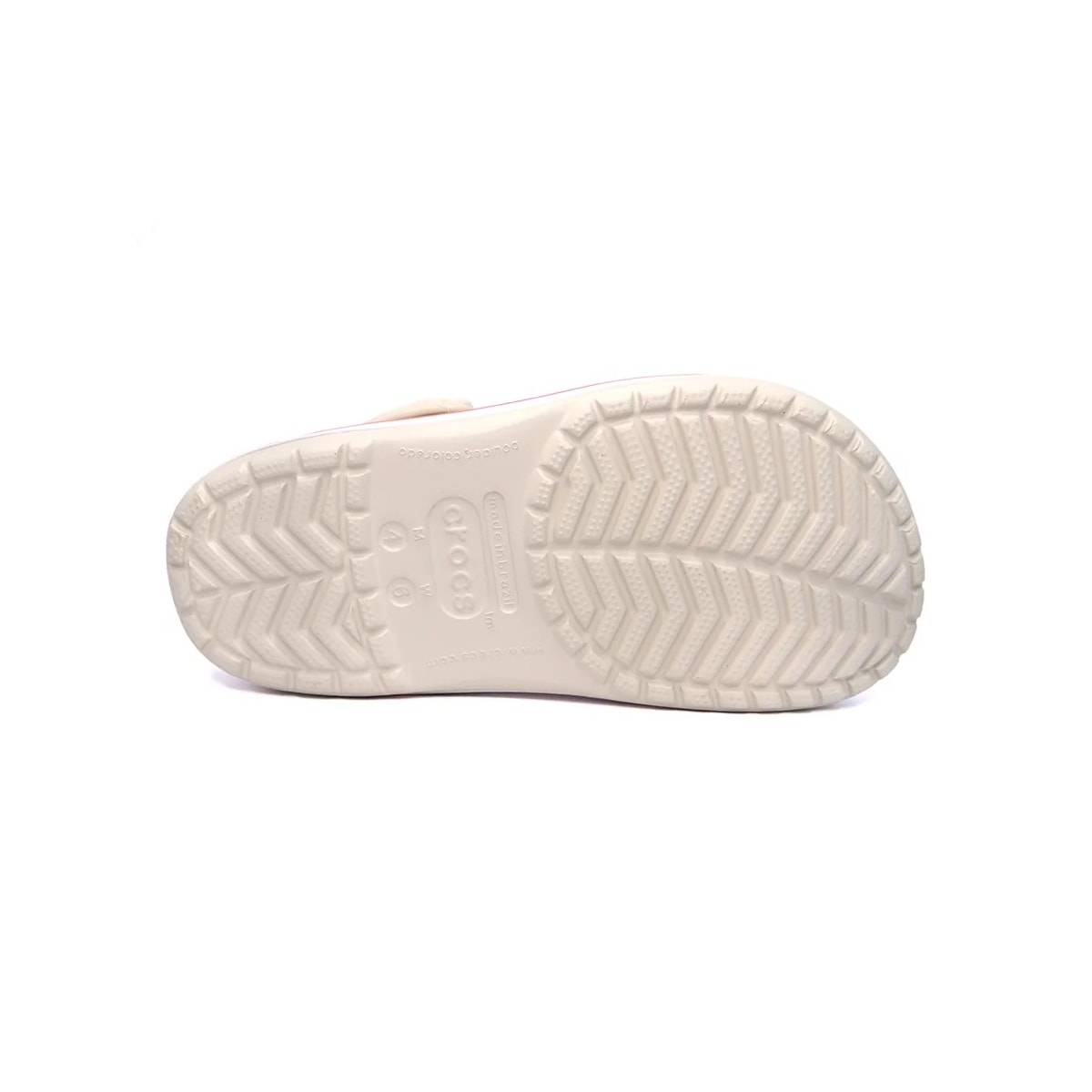 Sandália Crocs Crocband Clog Juvenil X11016 Stucco/Melon Sandália Crocs Crocband Clog Juvenil X11016 Stucco/Melon