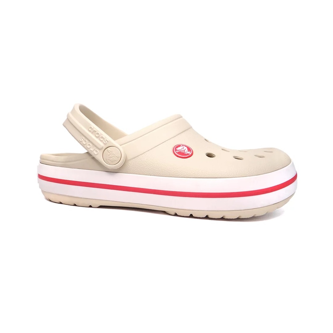 Sandália Crocs Crocband Clog Juvenil X11016 Stucco/Melon