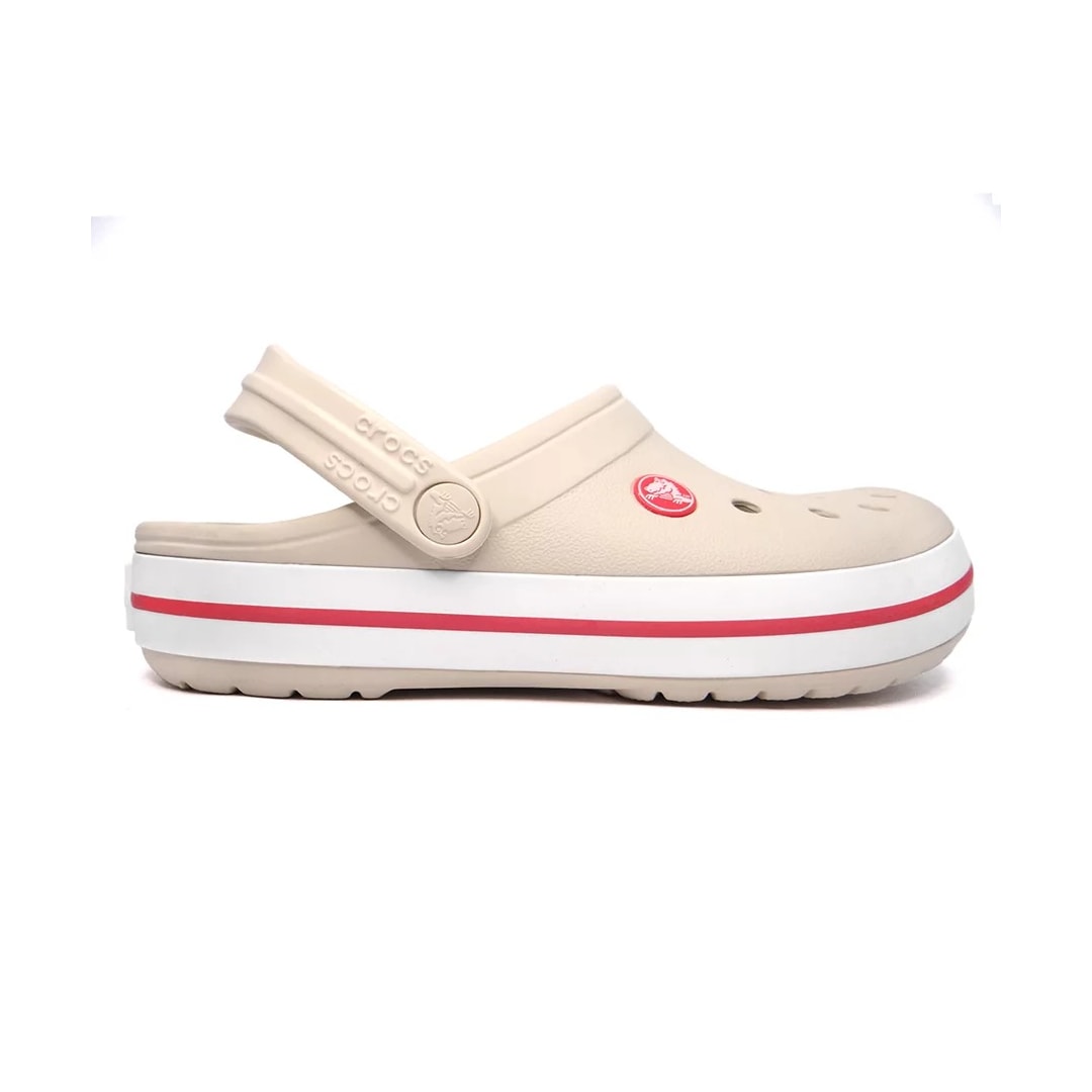 Sandália Crocs Crocband Clog Juvenil X11016 Stucco/Melon
