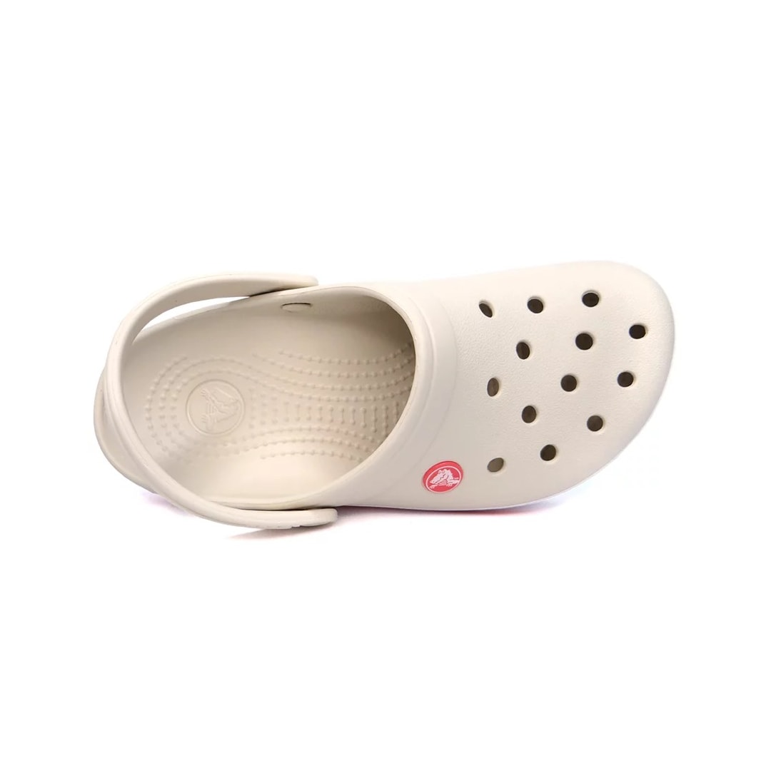 Sandália Crocs Crocband Clog Juvenil X11016 Stucco/Melon Sandália Crocs Crocband Clog Juvenil X11016 Stucco/Melon