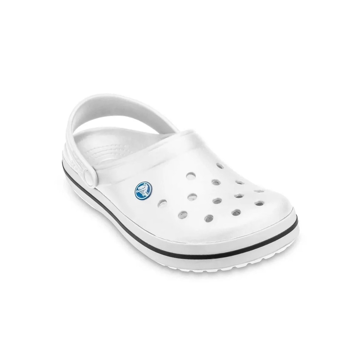 Sandália Crocs Crocband Clog Juvenil X11016 White