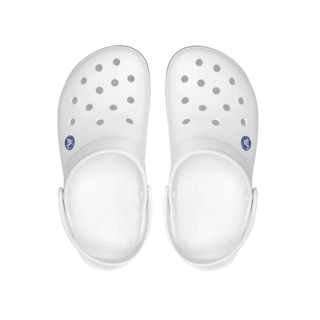 Sandália Crocs Crocband Clog Juvenil X11016 White