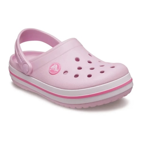 Sandália Crocs Crocband Clog Juvenil X20700 Ballerina Pink