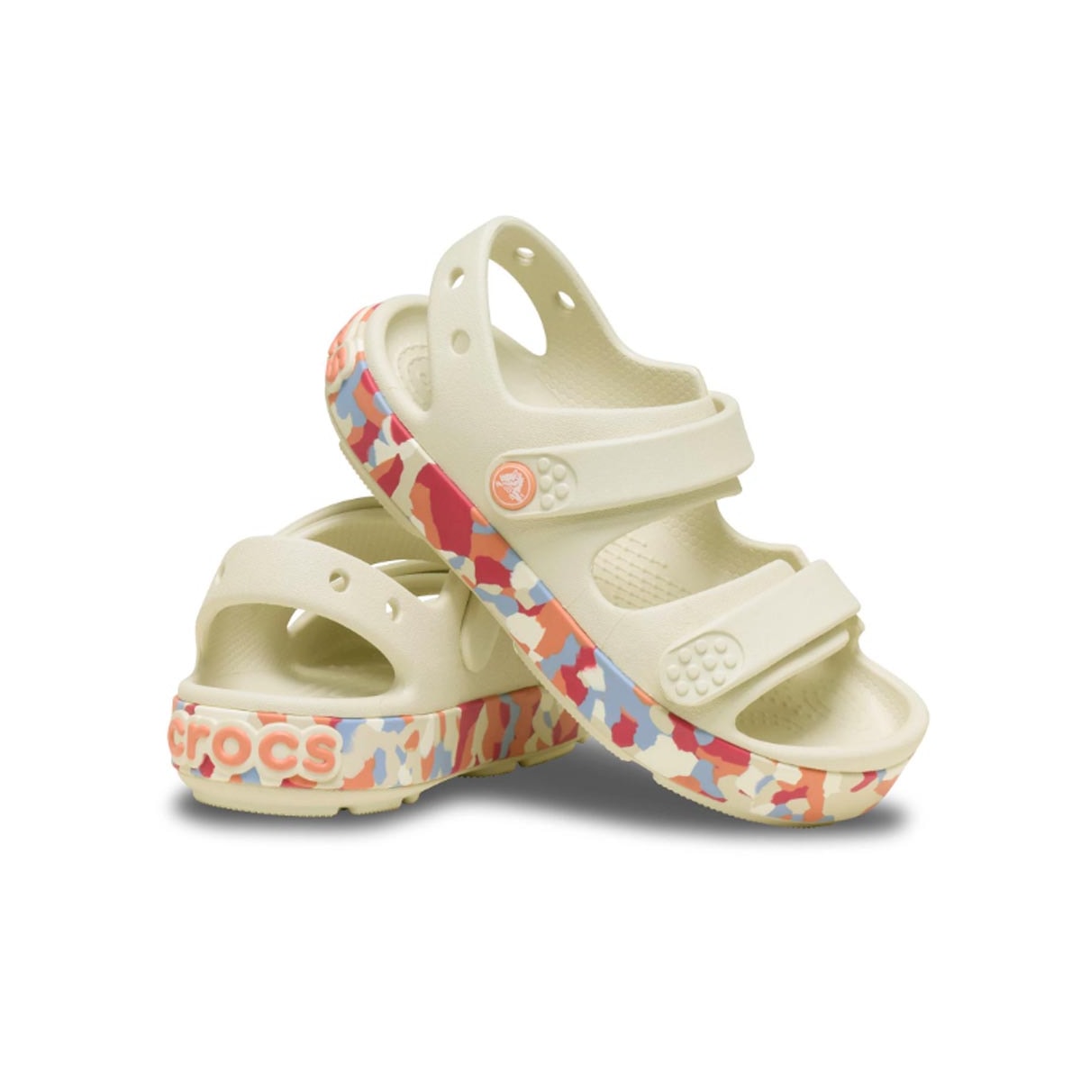Sandália Crocs Infantil Crocband Cruiser T 212528-2Mk White Sandália Crocs Infantil Crocband Cruiser T 212528-2Mk White
