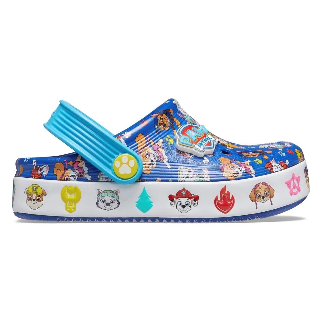 Sandalia Crocs Infantil Paw Patroll Off Court Clog 208853 Blue