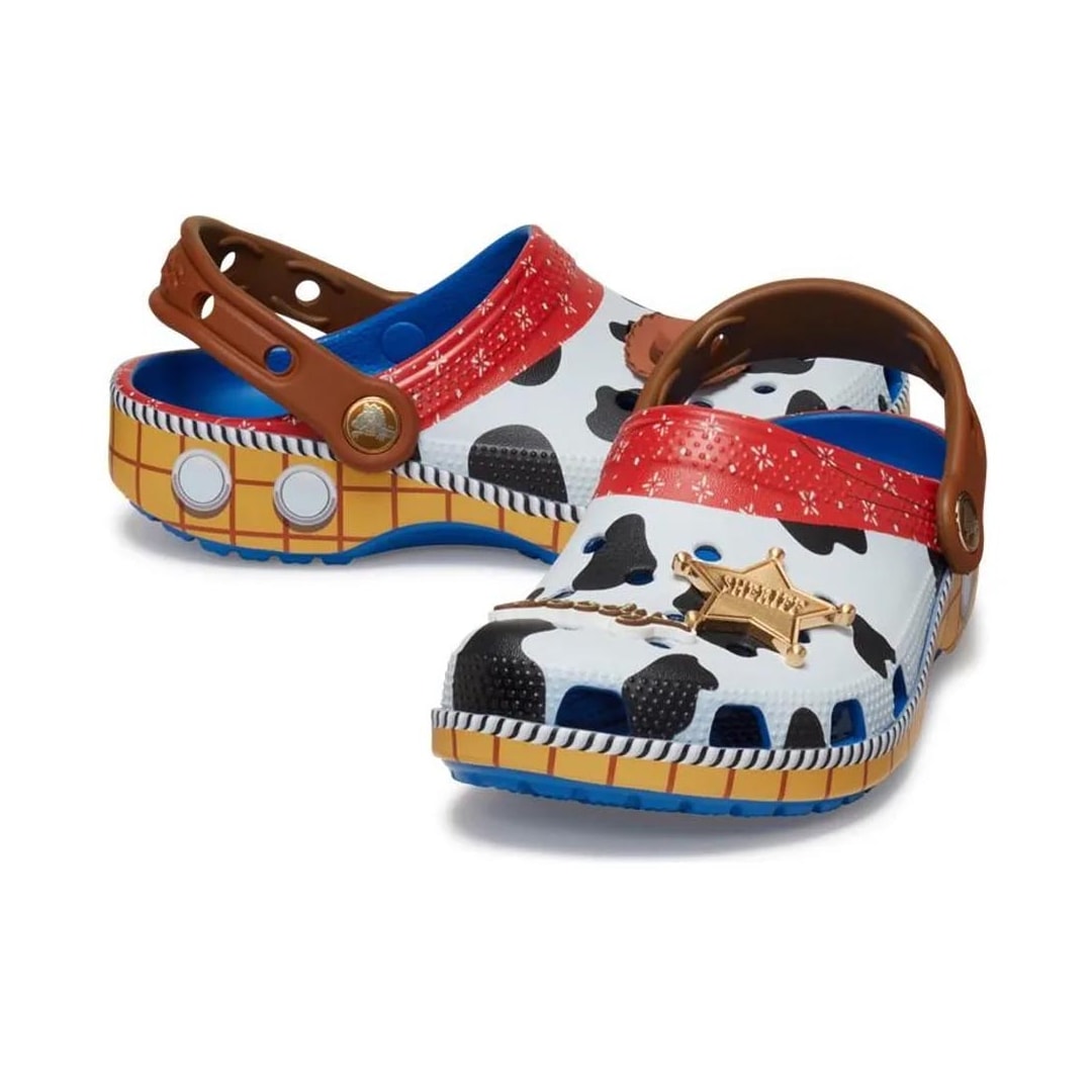 Sandália Crocs Infantil Toy Story Woody 209461 Blue Jeans