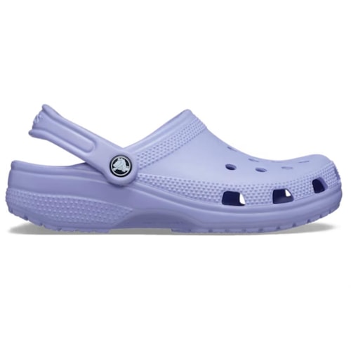Detalhe - Sandália Crocs Juvenil Classic Clog 206991 Mystic Purple
