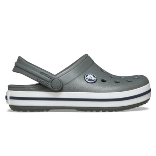 Detalhe - Sandália Crocs Juvenil Crocbang Clog X20700 Grey/Navy