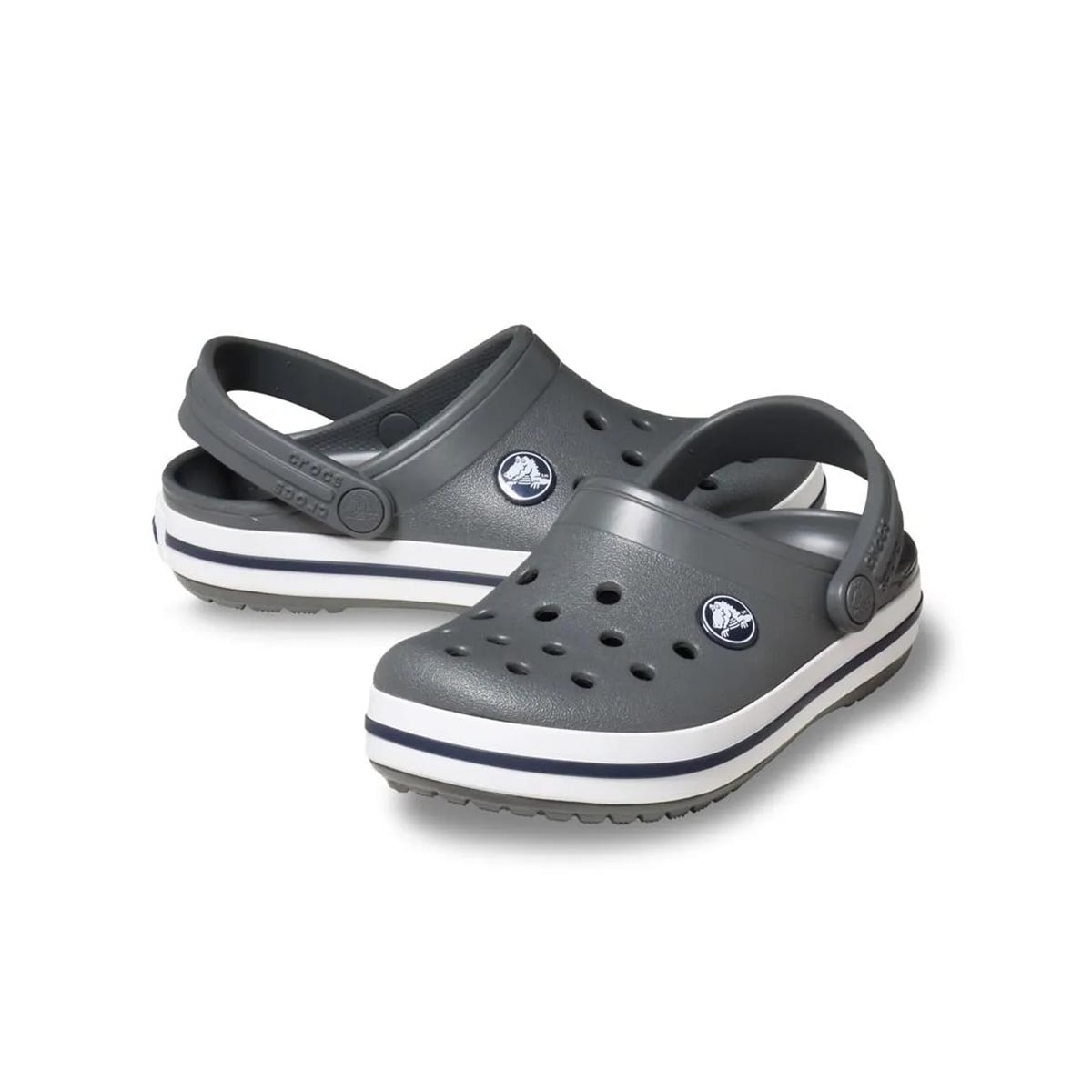 Sandália Crocs Juvenil Crocbang Clog X20700 Grey/Navy