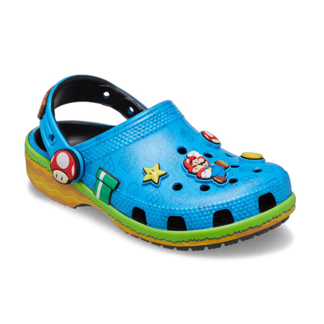 Sandália Crocs Super Mario Core Clog K 212139 Multi Color