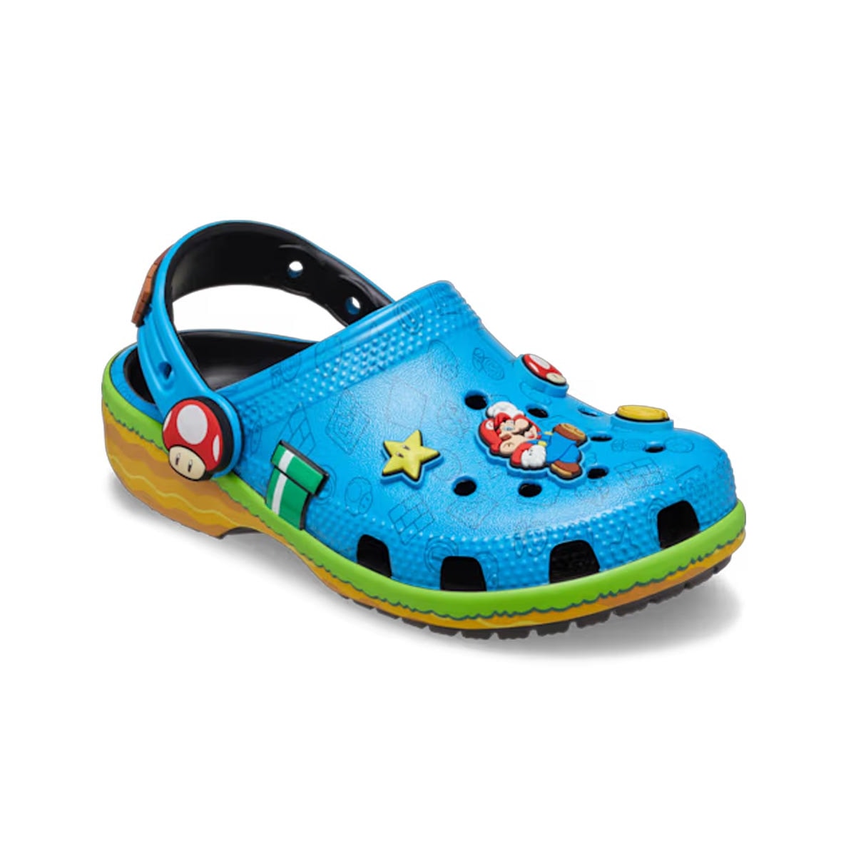 Sandália Crocs Super Mario Core Clog K 212139 Multi Color