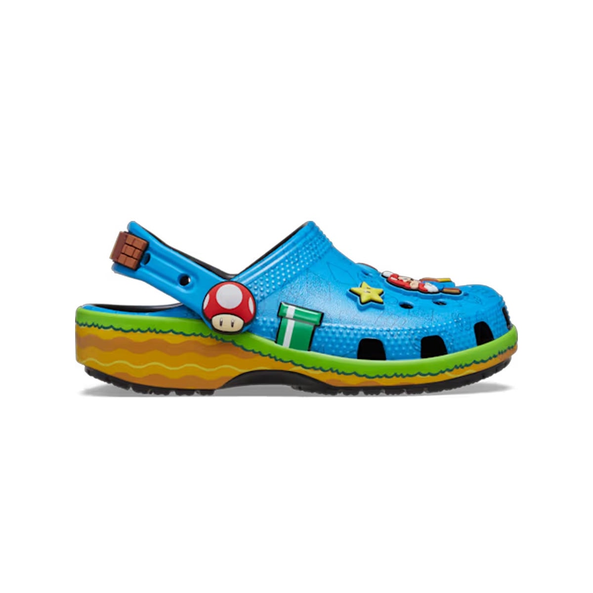 Sandália Crocs Super Mario Core Clog K 212139 Multi Color Sandália Crocs Super Mario Core Clog K 212139 Multi Color