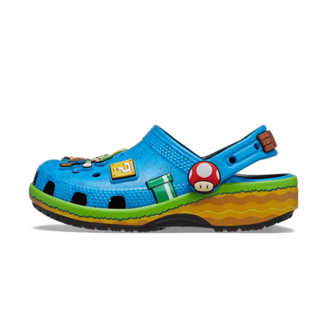 Sandália Crocs Super Mario Core Clog K 212139 Multi Color