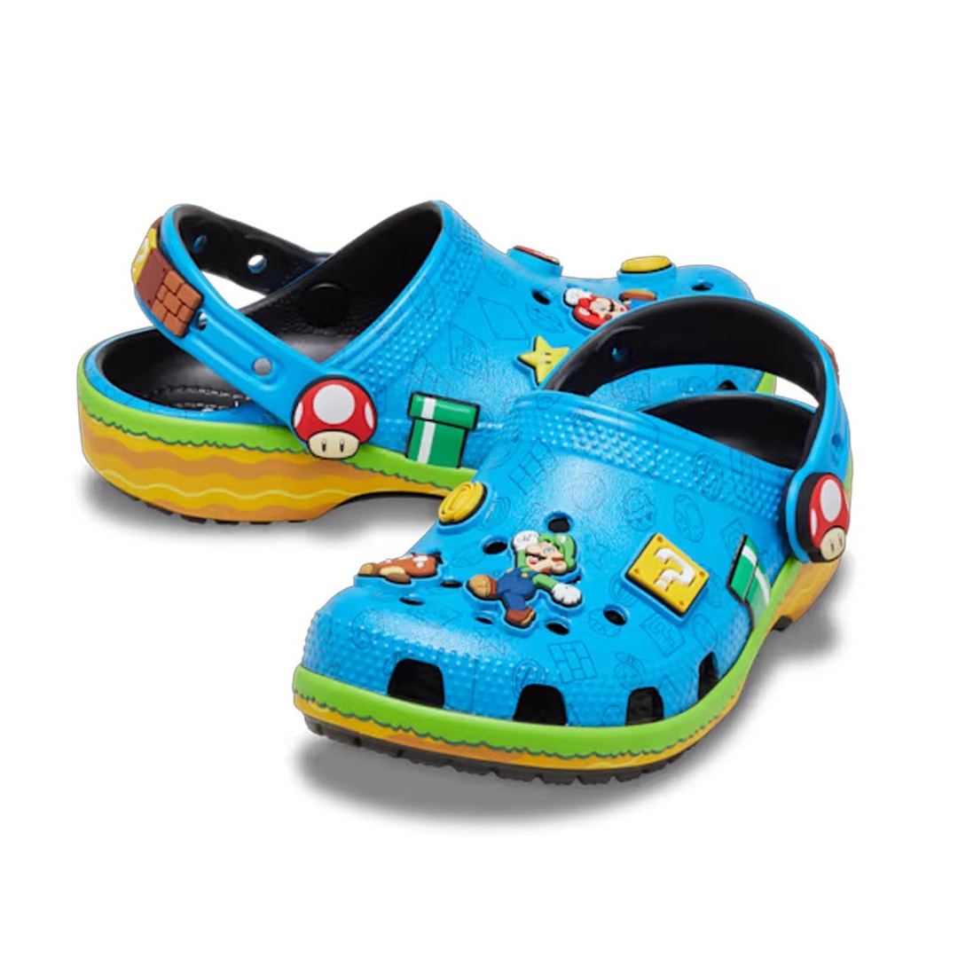 Sandália Crocs Super Mario Core Clog K 212139 Multi Color