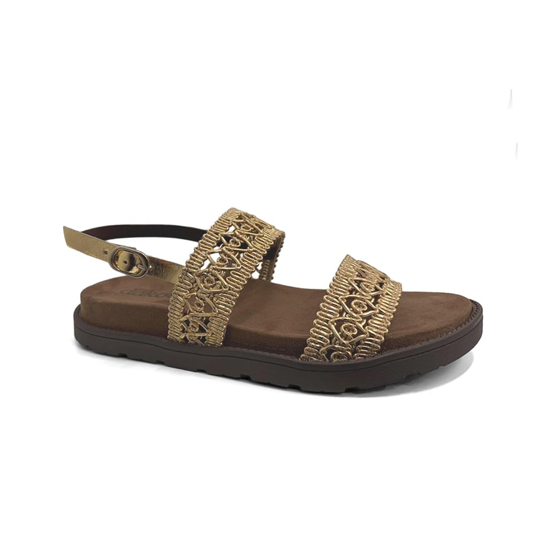 Sandália Dakota Feminina Papete Birken Dc032 Ouro