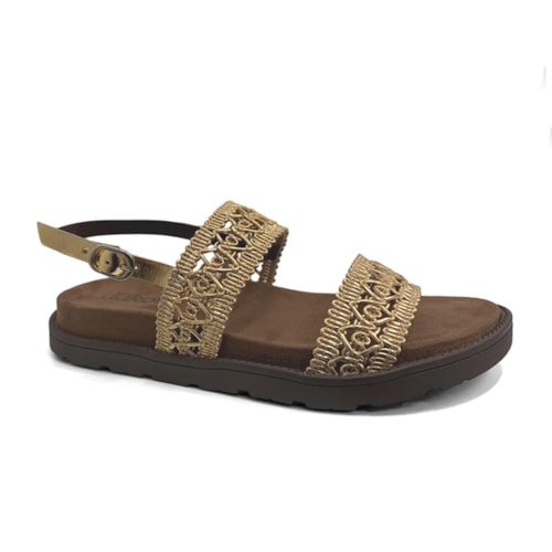 Sandália Dakota Feminina Papete Birken Dc032 Ouro