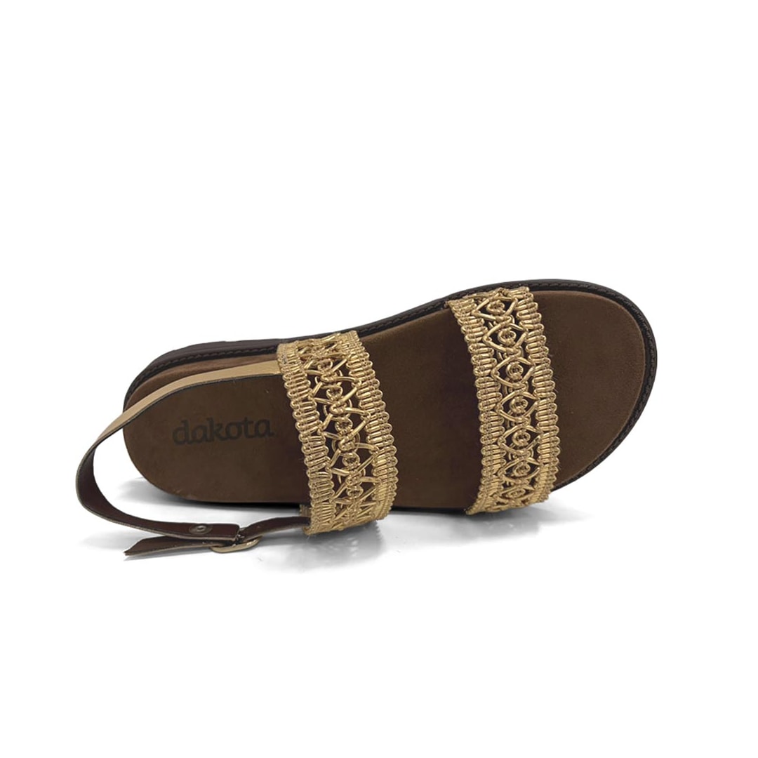 Sandália Dakota Feminina Papete Birken Dc032 Ouro Sandália Dakota Feminina Papete Birken Dc032 Ouro