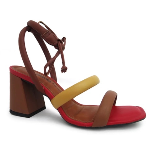 Sandalia Dakota Feminina Z9451i Mascavo/Ocre/Conhaqu