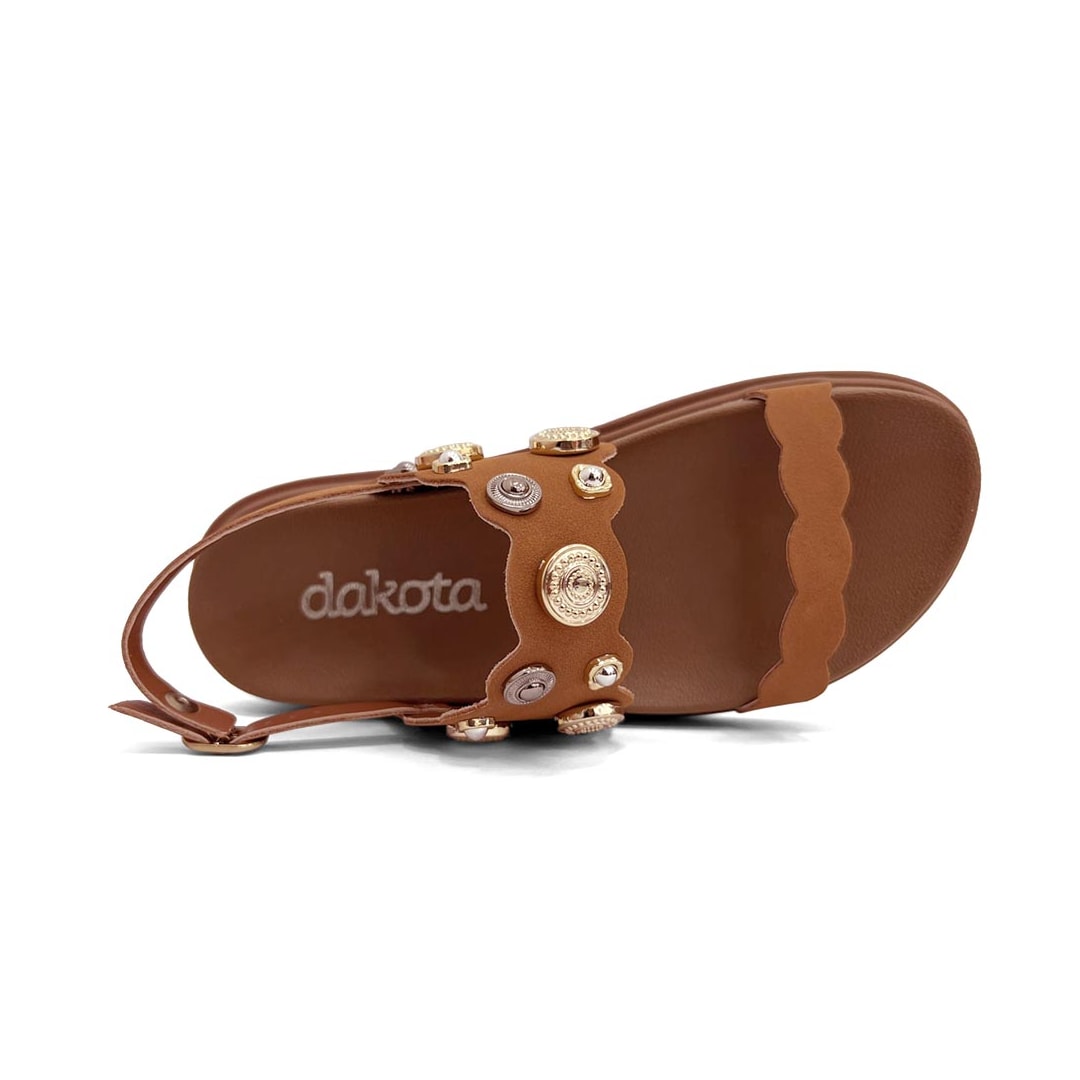 Sandália Dakota Papete Birken Y9465 Mascavo