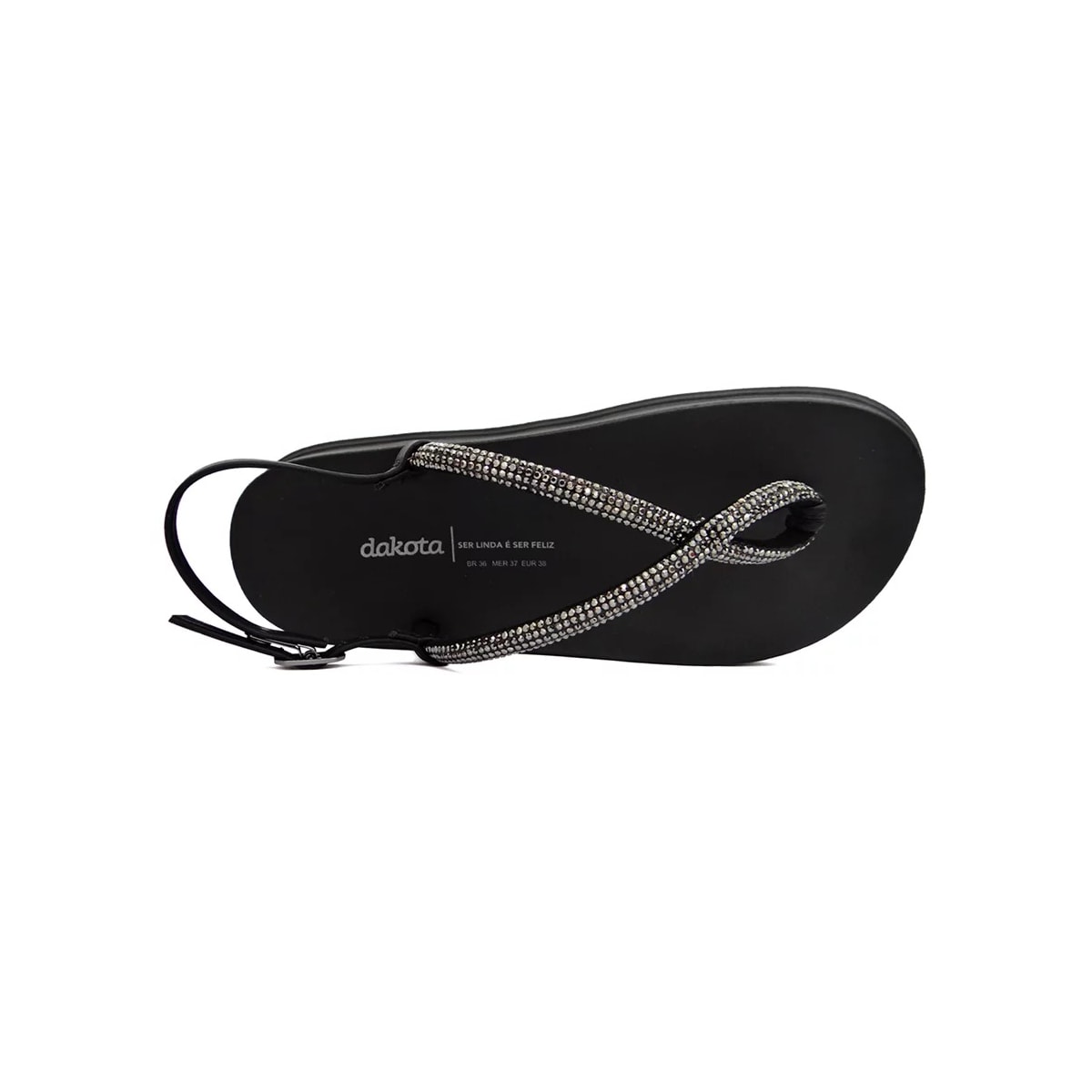 Sandália Dakota Papete Flatform Y6241 Preto Sandália Dakota Papete Flatform Y6241 Preto