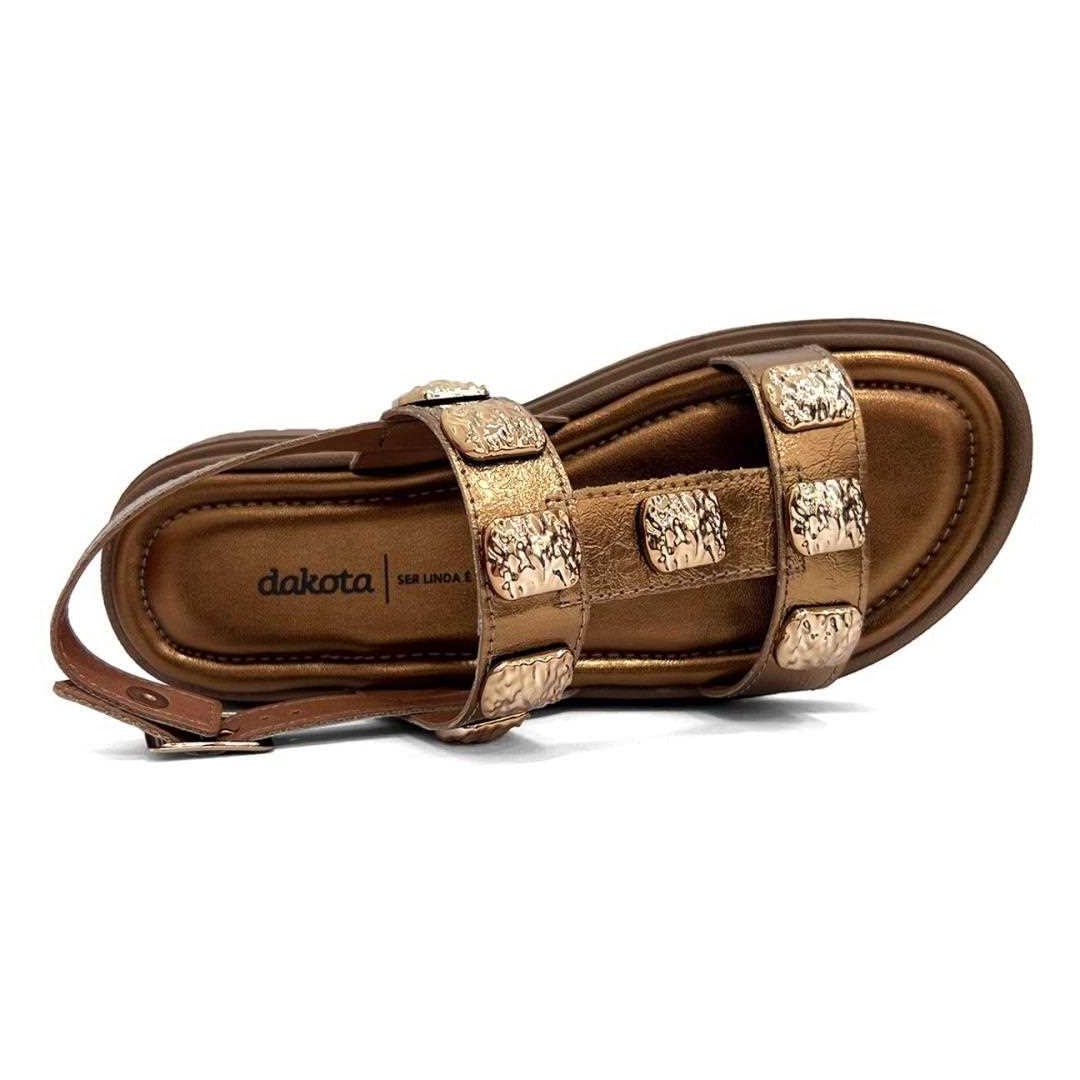 Sandália Dakota Papete Flatform Y8133 Bronze Sandália Dakota Papete Flatform Y8133 Bronze