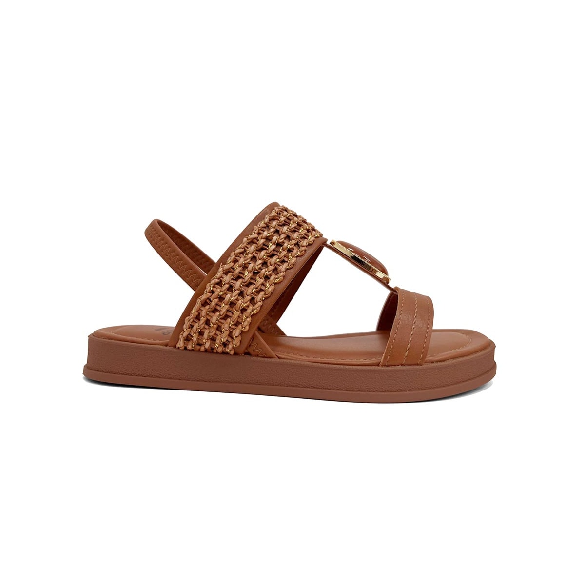 Sandália Dakota Papete Flatform Y9711 Caramelo