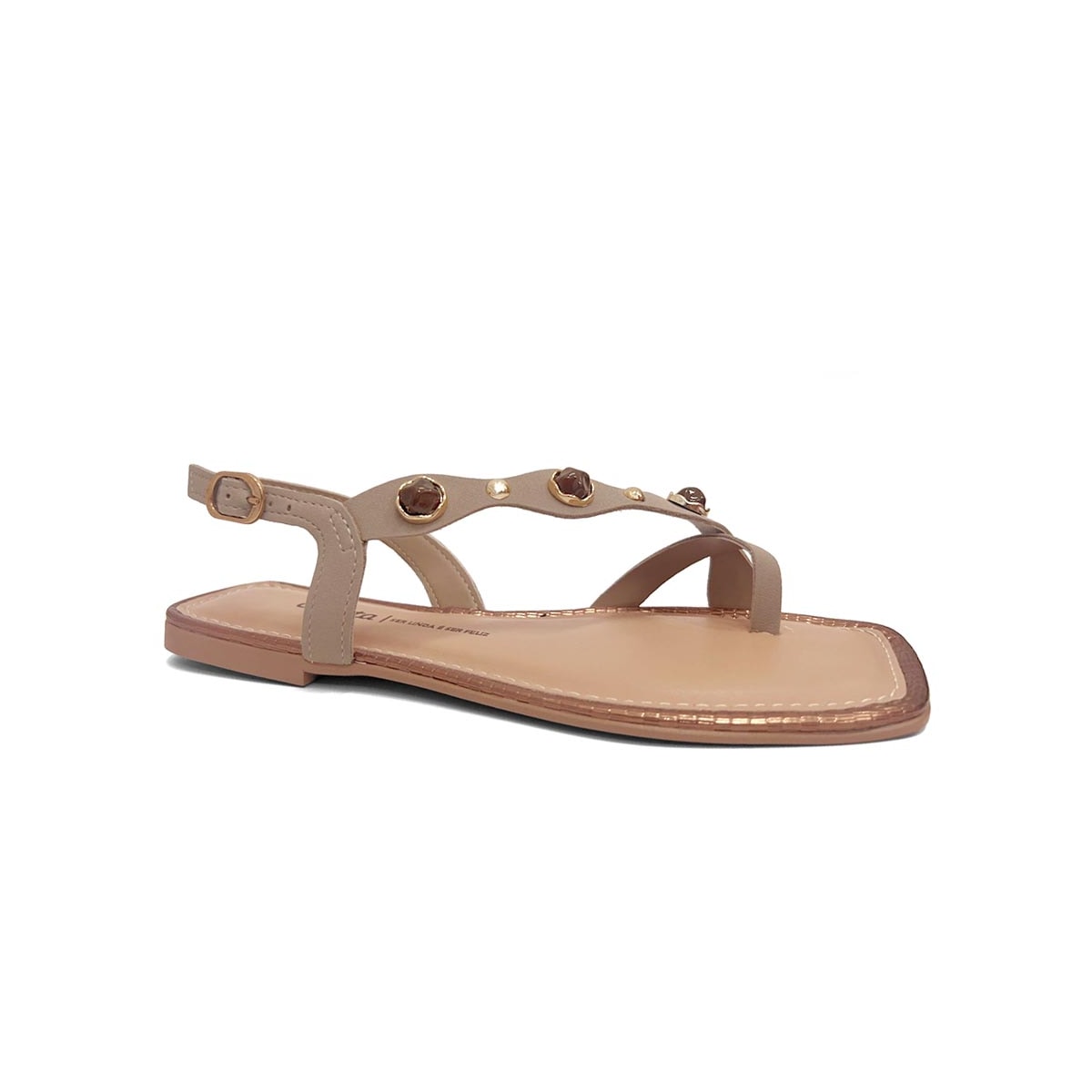 Sandália Dakota Rasteira De Dedo Y9381 Capuccino Sandália Dakota Rasteira De Dedo Y9381 Capuccino