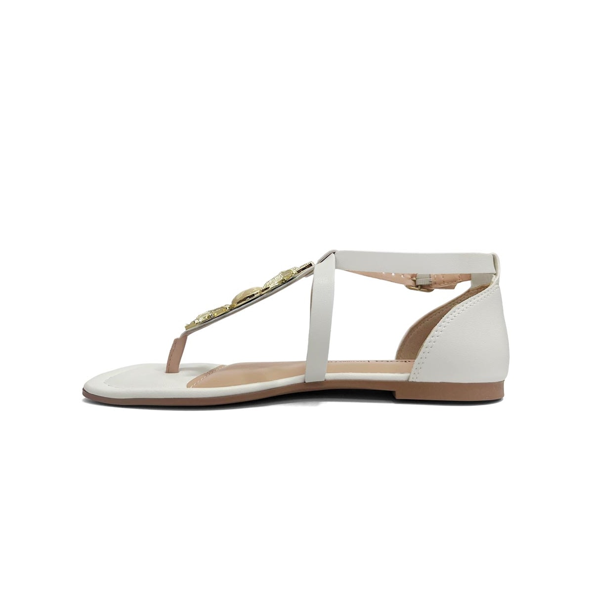 Sandália Dakota Rasteira De Dedo Y9617 White Sandália Dakota Rasteira De Dedo Y9617 White