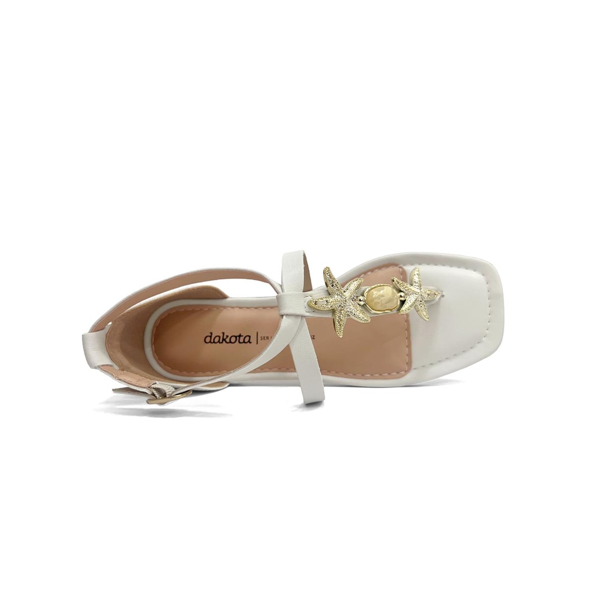 Sandália Dakota Rasteira De Dedo Y9617 White