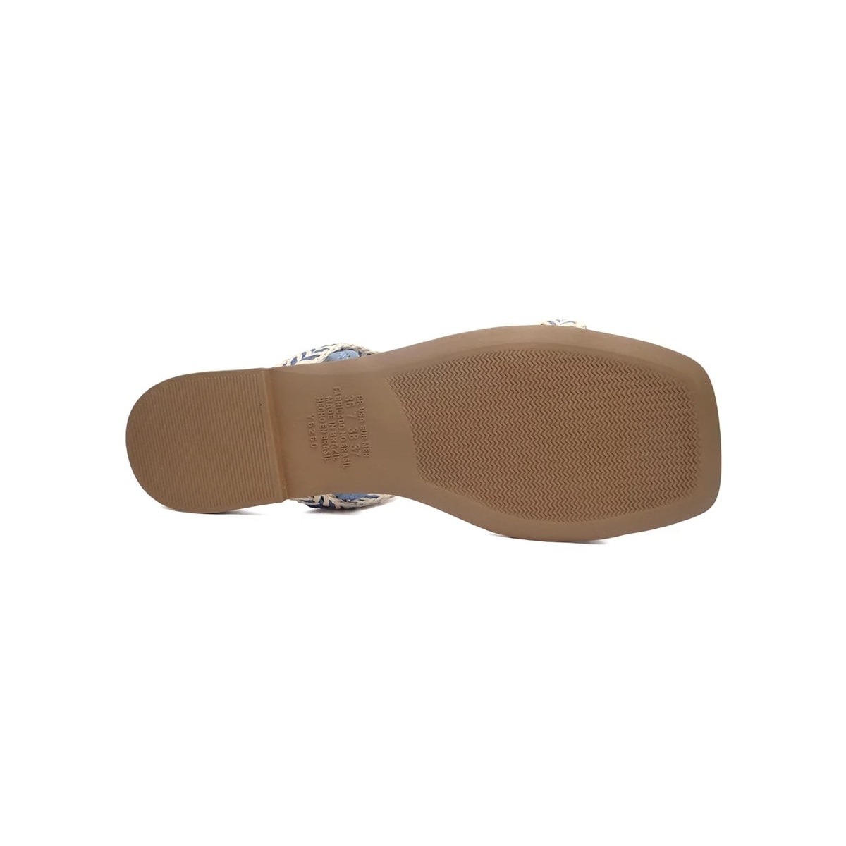 Sandália Dakota Rasteira Feminina Y6791 Anil/Juta Sandália Dakota Rasteira Feminina Y6791 Anil/Juta