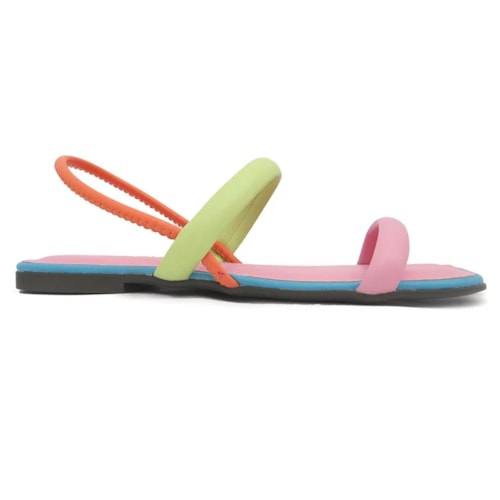 Detalhe - Sandália Dakota Rasteira Feminina Z9442 Ballet