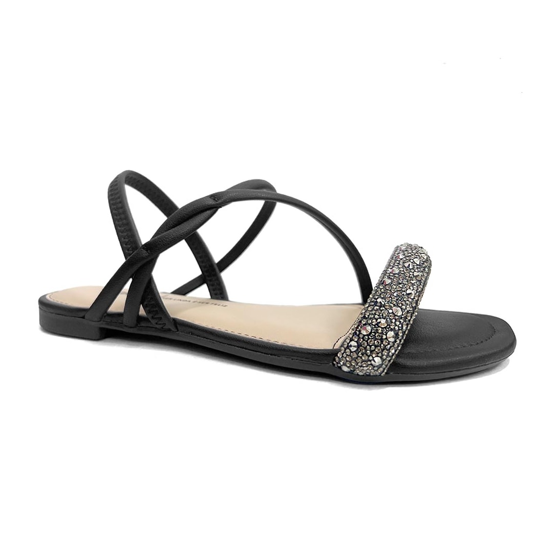 Sandália Dakota Rasteira Y7713 Pewter
