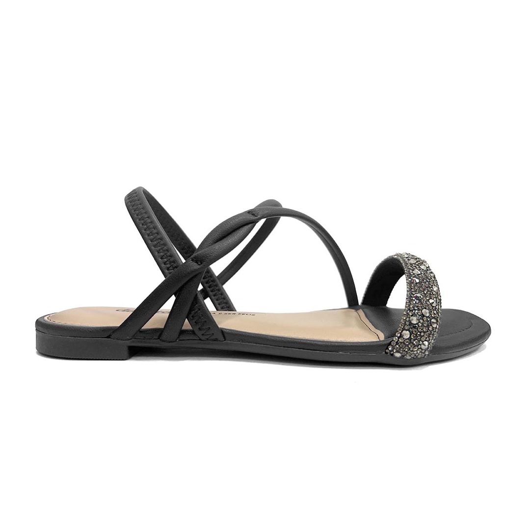 Sandália Dakota Rasteira Y7713 Pewter