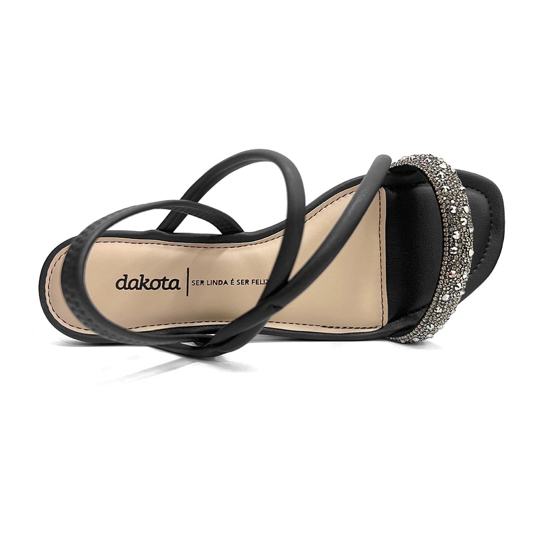 Sandália Dakota Rasteira Y7713 Pewter