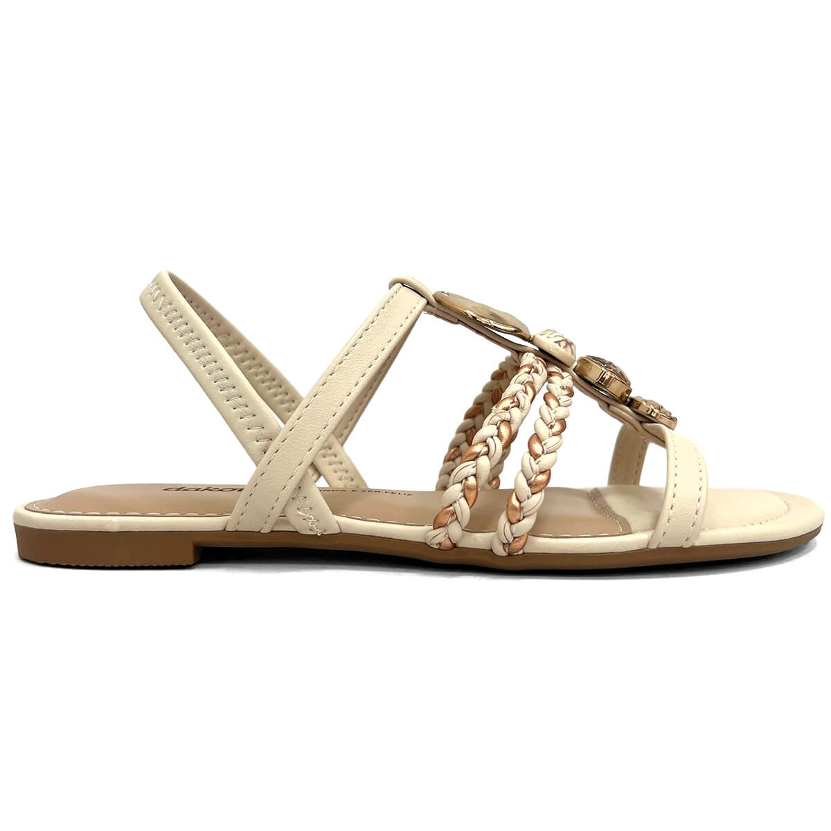 Sandália Dakota Rasteira Y7992 Tule Sandália Dakota Rasteira Y7992 Tule