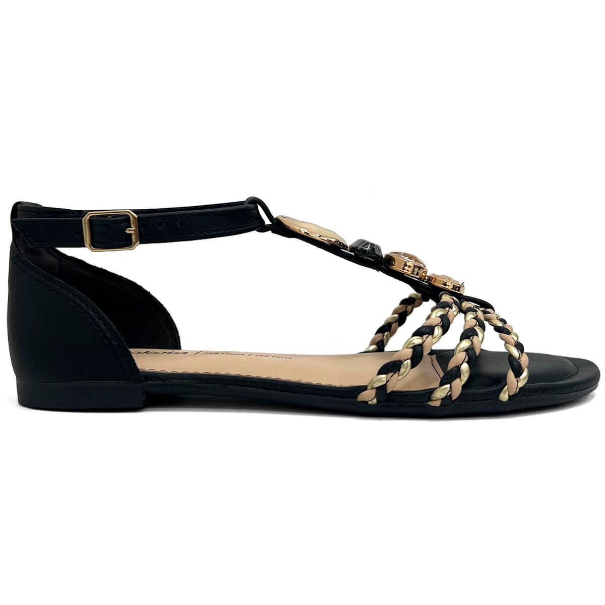 Sandália Dakota Rasteira Y7993 Preto Sandália Dakota Rasteira Y7993 Preto