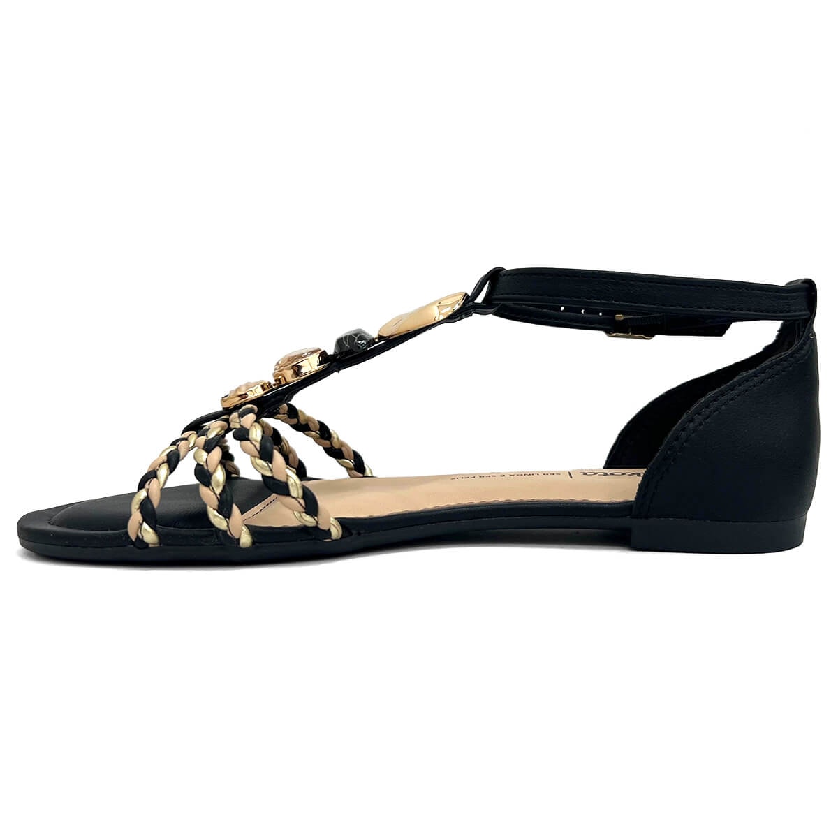 Sandália Dakota Rasteira Y7993 Preto Sandália Dakota Rasteira Y7993 Preto