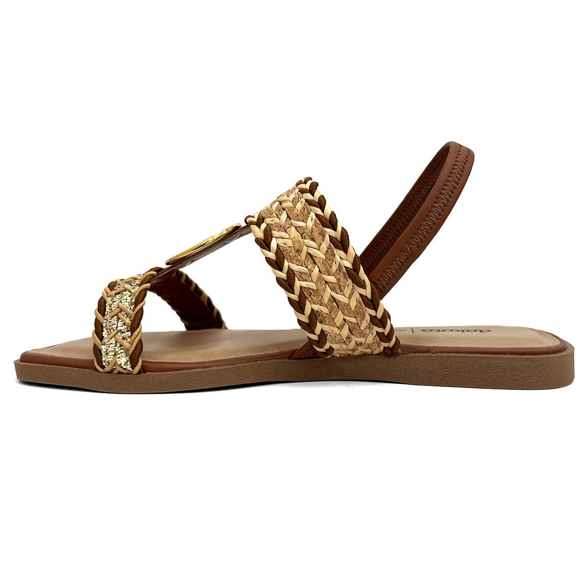 Sandália Dakota Rasteira Y8102 Ouro Sandália Dakota Rasteira Y8102 Ouro