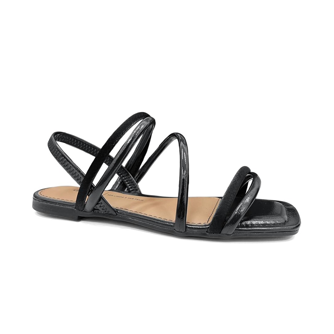 Sandália Dakota Rasteira Y9607 Preto Sandália Dakota Rasteira Y9607 Preto