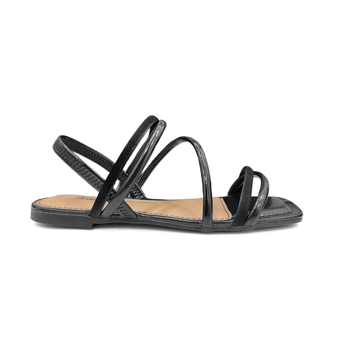 Sandália Dakota Rasteira Y9607 Preto Sandália Dakota Rasteira Y9607 Preto