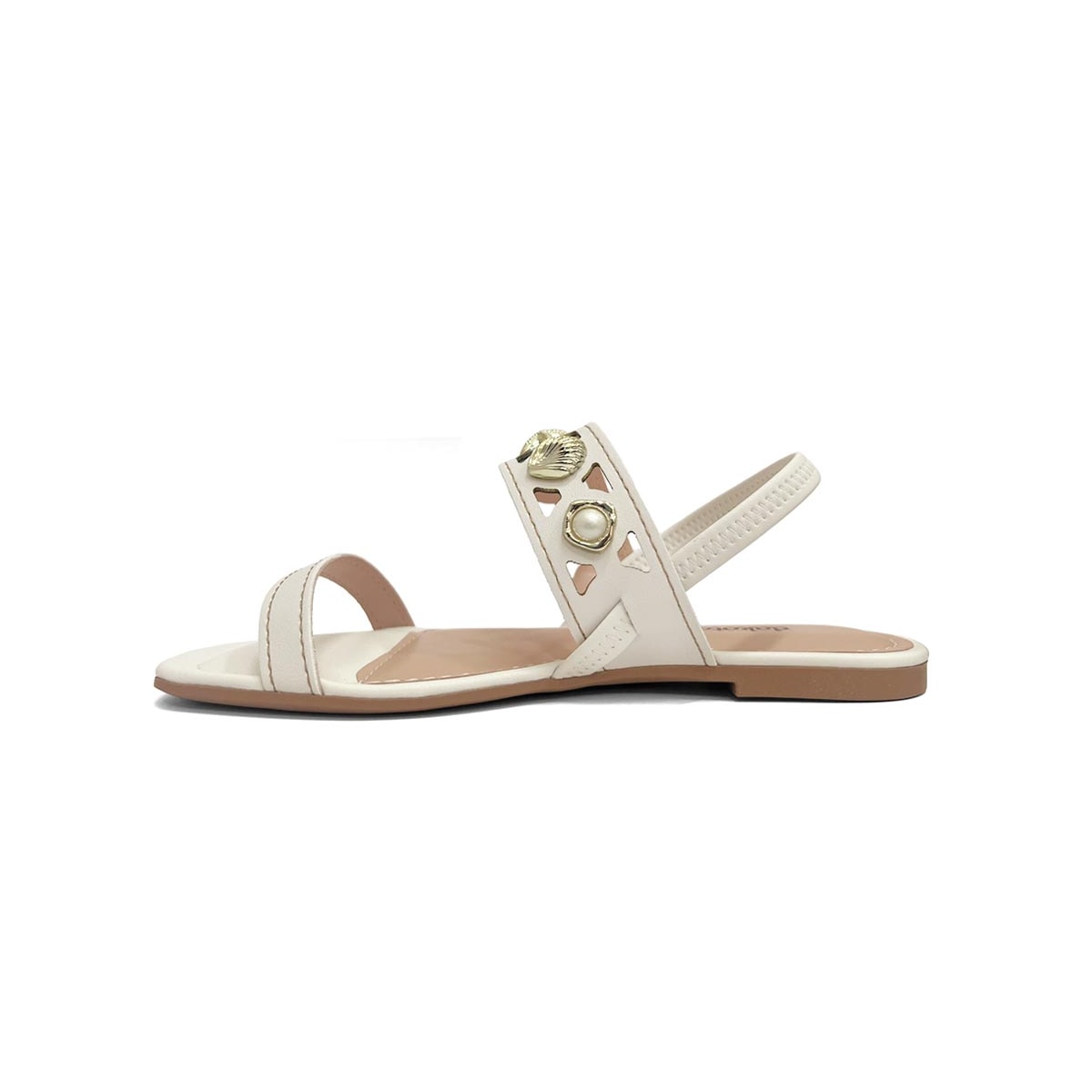 Sandália Dakota Rasteira Y9616 White Sandália Dakota Rasteira Y9616 White