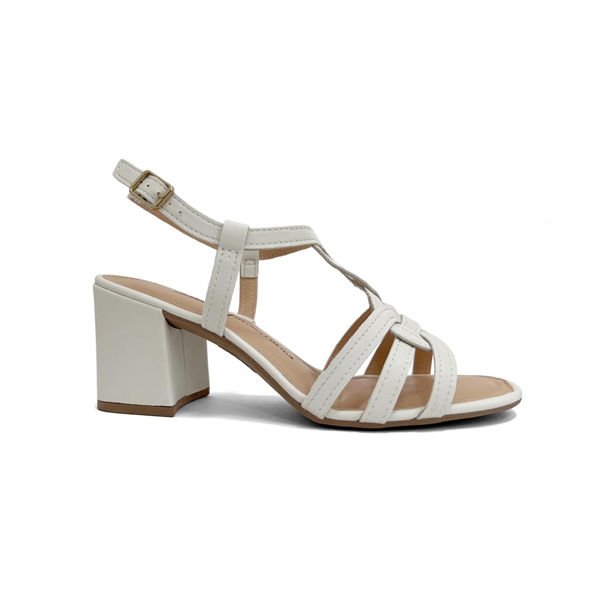 Sandália Dakota Salto Bloco Db111 White Sandália Dakota Salto Bloco Db111 White