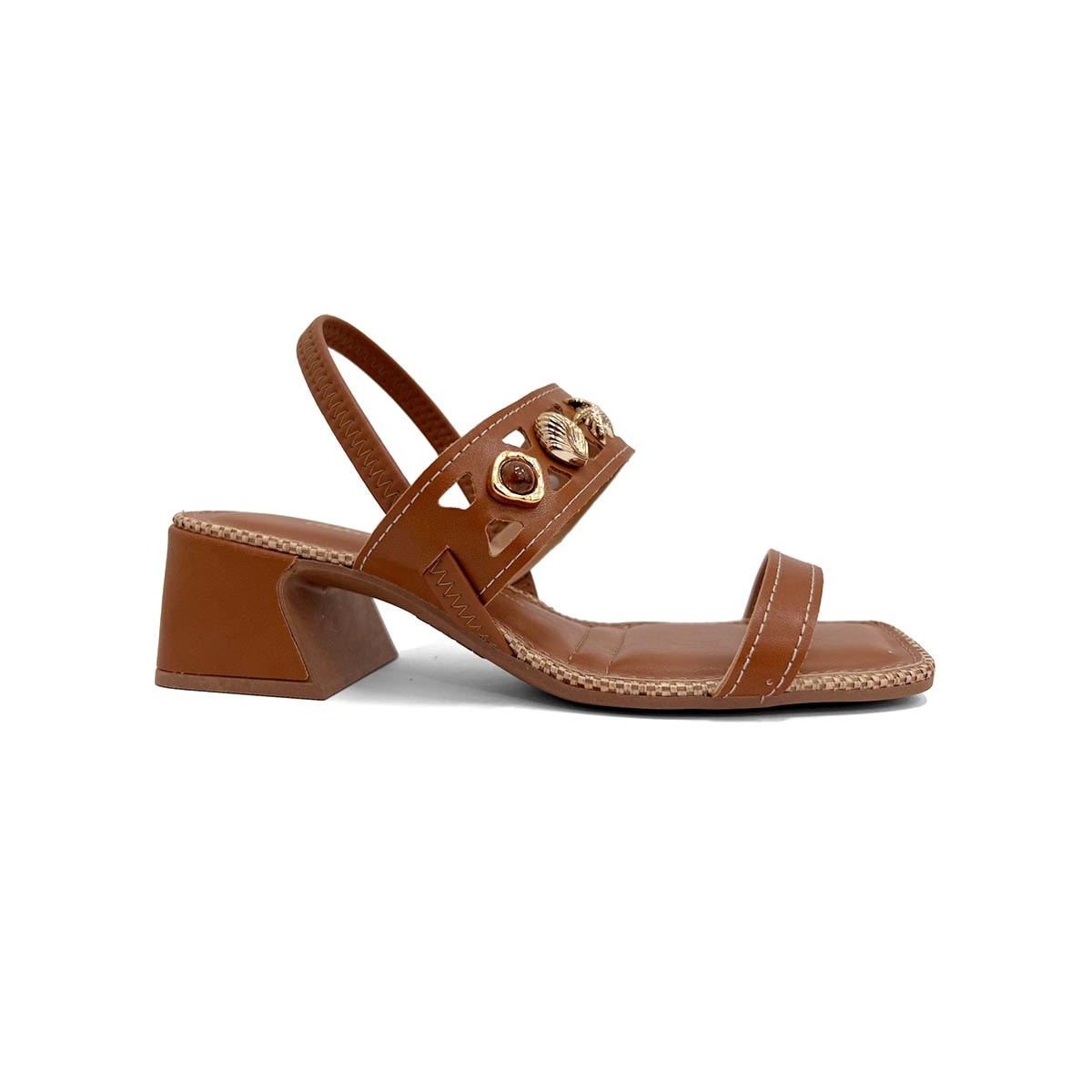 Sandália Dakota Salto Bloco Db231 Caramelo Sandália Dakota Salto Bloco Db231 Caramelo