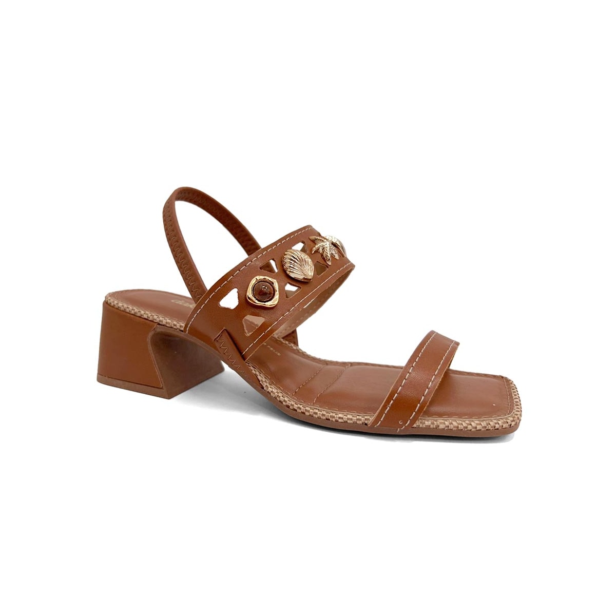 Sandália Dakota Salto Bloco Db231 Caramelo Sandália Dakota Salto Bloco Db231 Caramelo